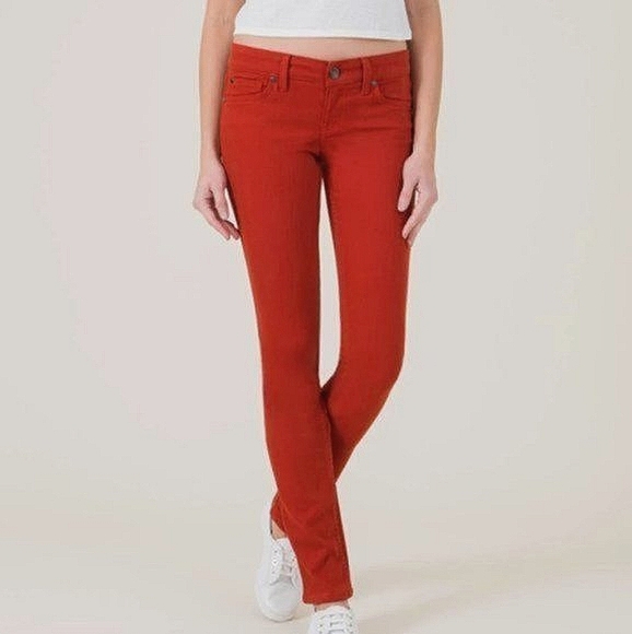 Burnt 🍊  Anthro lily skinny Jeans - Picture 2 of 7